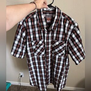DIXXON Men’s short sleeve button down